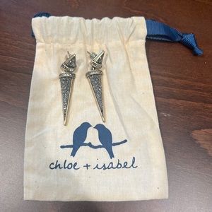 Gold Statement Jewelry w/Dust Bag